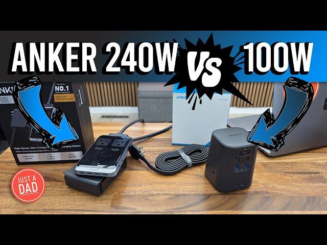 Anker 240W vs Anker 100W Charging Station COMPARISON