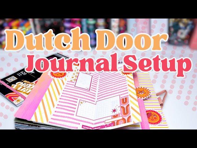 Weekly Creative Journal Setup & Plan With Me August 2024 [Dutch Door Spread]