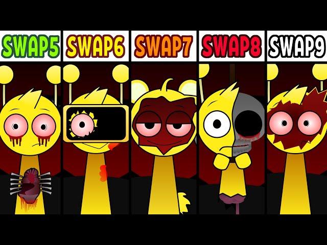 Incredibox Sprunki Swap Phase 5 Vs Phase 6 Vs Phase 7 Vs Phase 8 Vs Phase 9