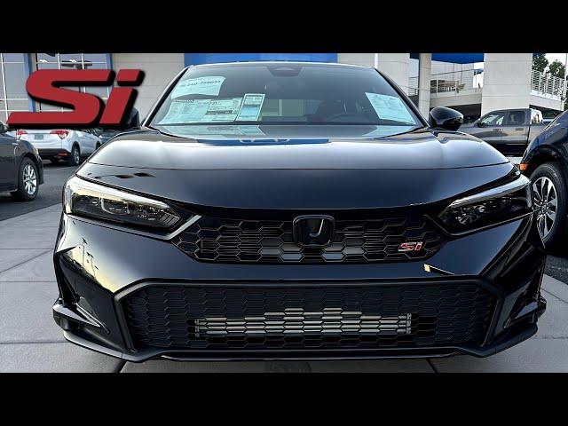 2025 Honda Civic Si - Crystal Black Pearl - New Features! - Walkaround