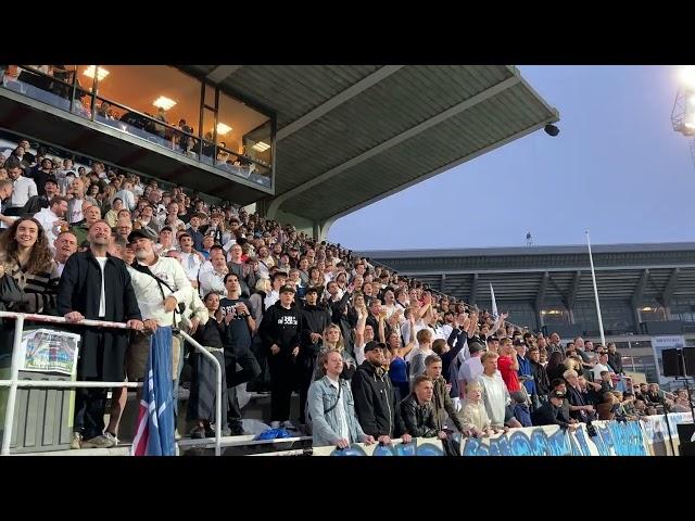 B.93 TV: Fans over hele tribunen på Østerbro Stadion