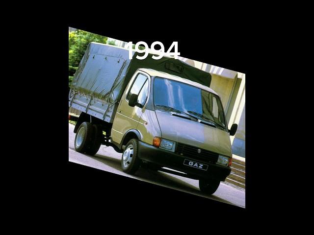 Evolution Of GAZelle (1994-2023) #evolution #gaz #gazElle #volga #cars #trucks #bus #shorts