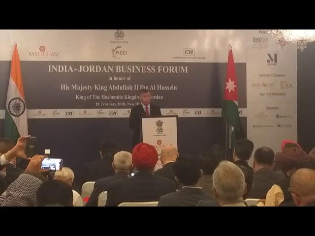 King Abdullah II bin Al- Hussein, the King of Hashemite Kingdom of Jordan's Address