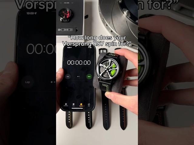 This Is How Long Our Audi RS7 Watch Spins For! 