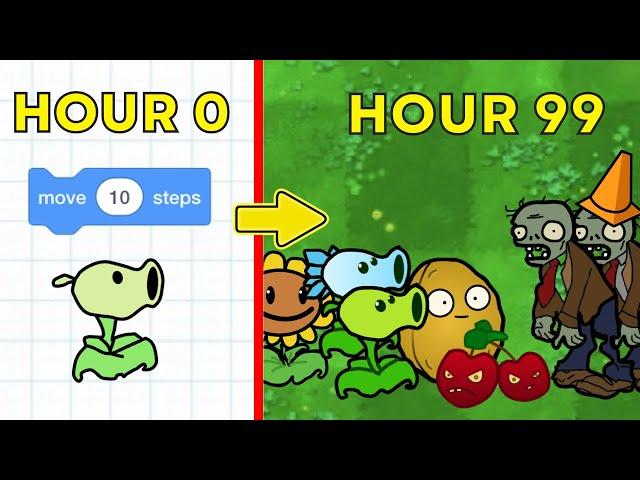 I Spent 100 Hours Making Plants Vs. Zombies in Scratch...