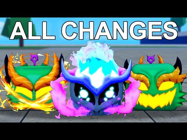 Blox Fruits ALL Changes in Dragon Rework Update