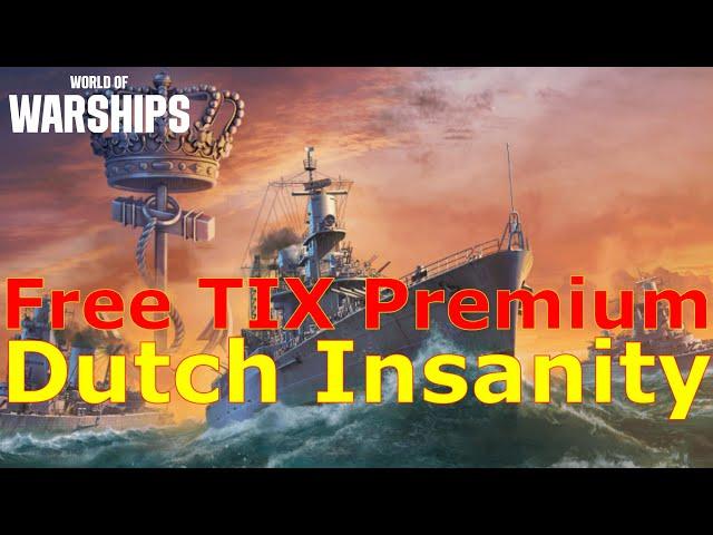 World of Warships- A Free TIX Premium Battleship, & An Insane Dutch Commander Are Coming Soon!