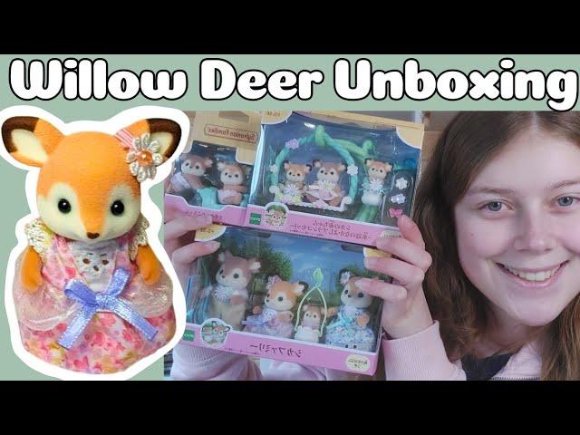 Sylvanian Families Willow Deer Family Unboxing (Calico Critters)
