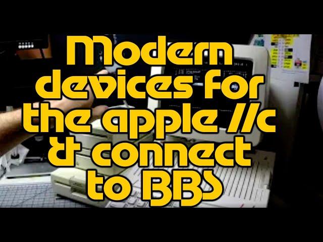 Adventures In Retrocomputing - Modern devices for Apple IIc & connect to BBS