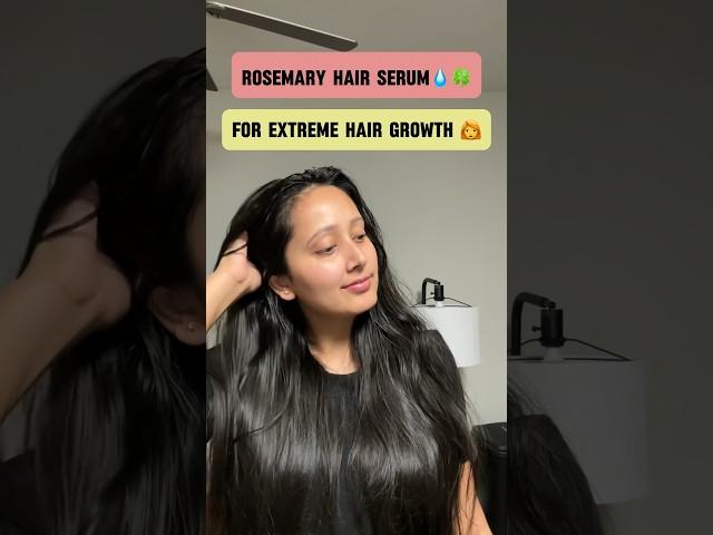 Rosemary Serum For Extreme Hair Growth #shorts #youtubeshorts #haircare #hairgrowth #hairtips