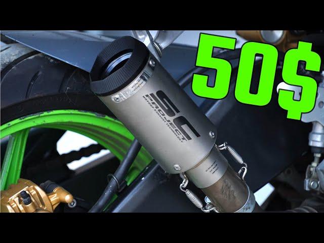 FAKE SC Project 50$ on Kawasaki ZX-10R !? +TEST 