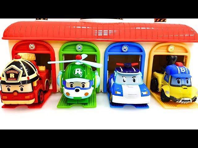 ASMR Satisfying Relaxing No Talking ASMR Unboxing Toys Robocar Poli vs Roy ASMR Transformation ASMR