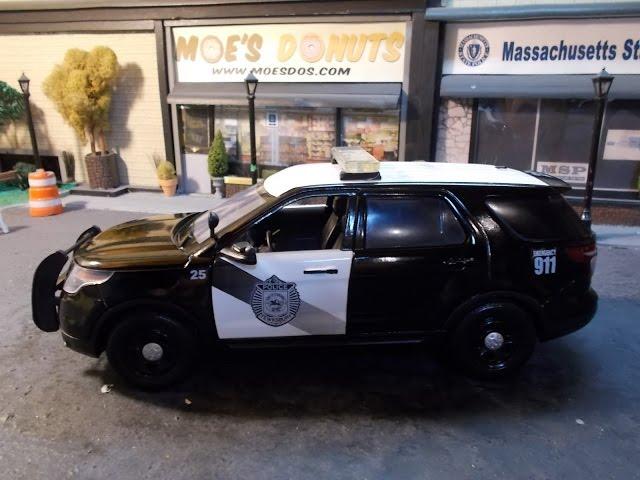 Tewksbury MA Police 1/18 scale.