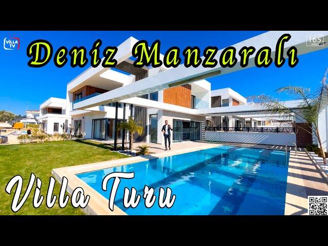 YOU HAVEN'T SEEN THIS VIEW BEFORE! New house tour of villa with pool and garden for sale in Kuşadası