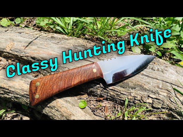 Making A Classy Hunting Knife at Home | By Logan Brackin