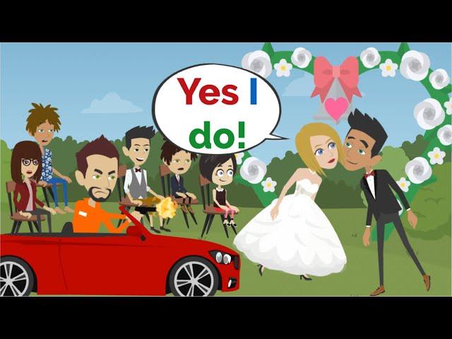 The crazy Wedding! | Basic English conversation | Learn English | Like English