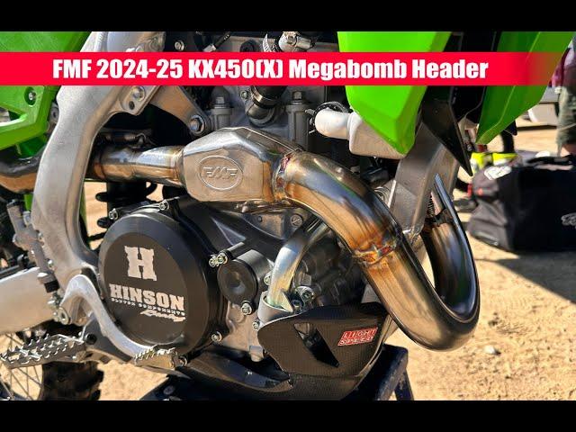 2024-2025 FMF KX450 Megabomb Header | Dirt Bike Test