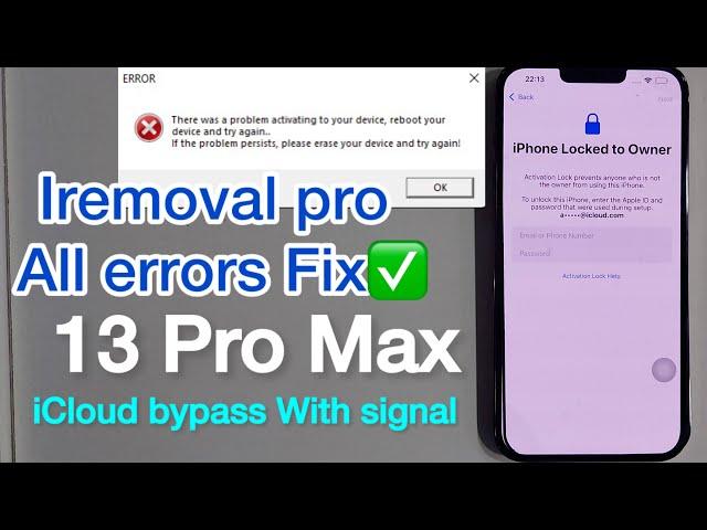 How to Successfully Bypass Icloud on Iphone 13 Pro Max with iRemoval Pro