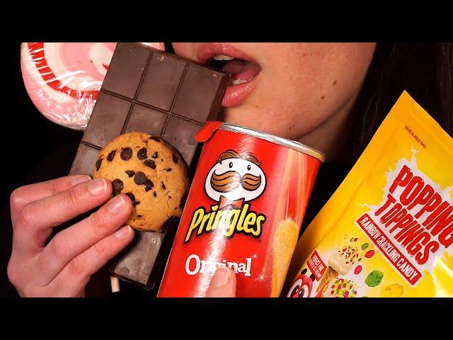 ASMR 50 FOOD SOUNDS IN 5 MINUTES ~ Super Fast ASMR eating triggers (No Talking)