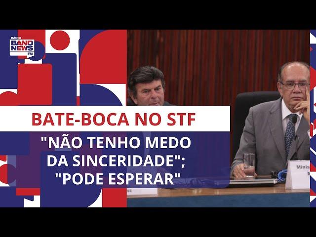 Gilmar Mendes e Luiz Fux discutem no STF por demora na votação do juiz de garantias