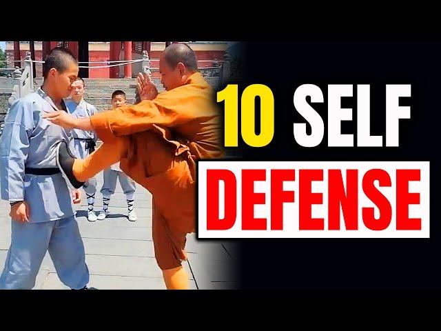 How To Protect Yourself?!| 10 Shaolin Kung Fu Self Defense Techniques