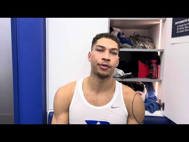 Mason Gillis spoke about Duke’s ability to break off a big run