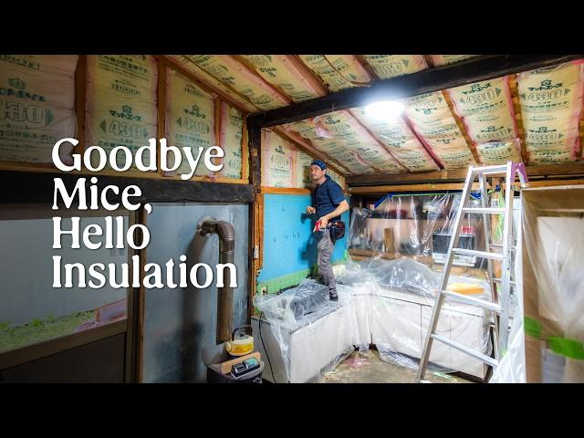 We Started Insulating our Japanese House in the Countryside