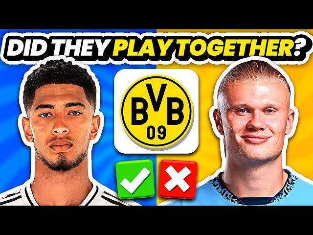 GUESS, DID THEY PLAY TOGETHER? TRUE OR FALSE - GUESS THE CLUB | QUIZ FOOTBALL TRIVIA 2024