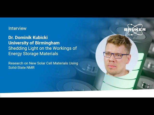 Interview With Dr. Dominik Kubicki | Shedding Light on the Workings of Energy Storage Materials