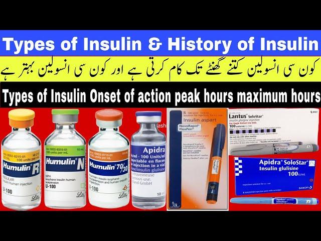 Types of insulin | history of insulin | different insulin response in body | Medihealth Enterprises