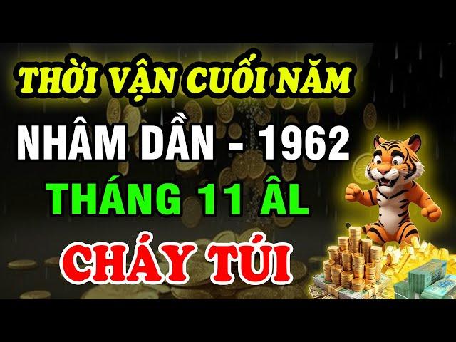 Tử Vi Tháng 11 ÂL Nhâm Dần 1962, Cảnh báo Nguy Cơ Cháy Túi Tiền Mất Tật Mang Nếu không biết Điều này