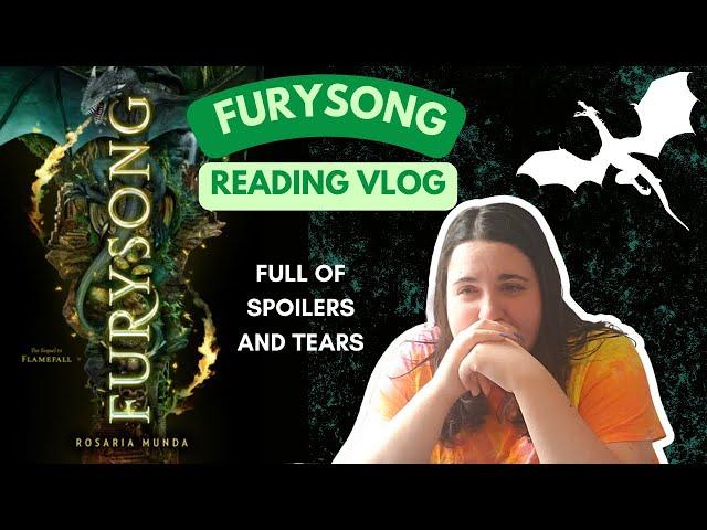 furysong by rosaria munda - spoiler reading vlog! || watch me slowly break throughout the day