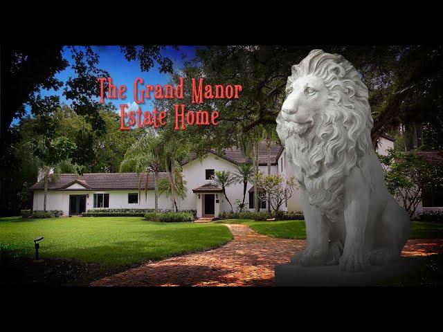 Grand Manor Estate Home Preview Tour