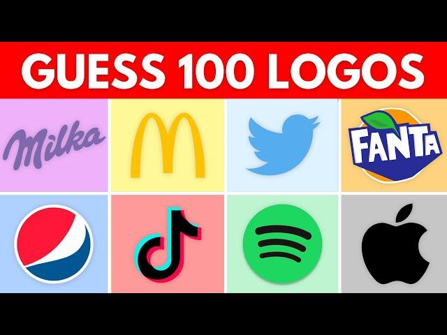 Guess the Logo in 3 Seconds | 100 Famous Logos | Ultimate Logo Quiz