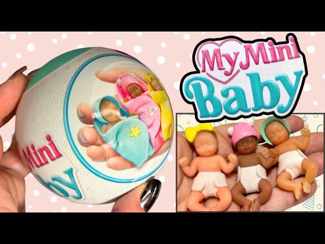  MY MINI BABY  Silicone Dolls ZURU 5 Surprise Balls Unboxing & Review