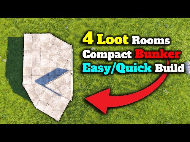 Tiny Rust Base with Bunker: Ultimate Guide for Solo & Duo Players!