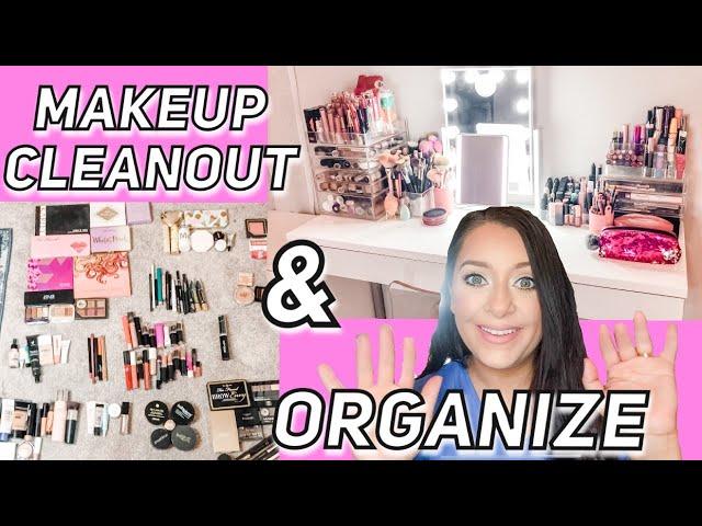 MAKEUP CLEAN OUT AND ORGANIZE WITH ME