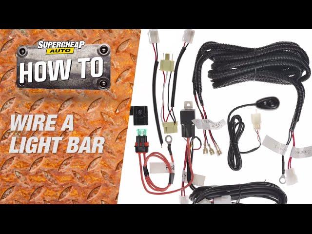 How to - Wire a LED Light Bar // Supercheap Auto