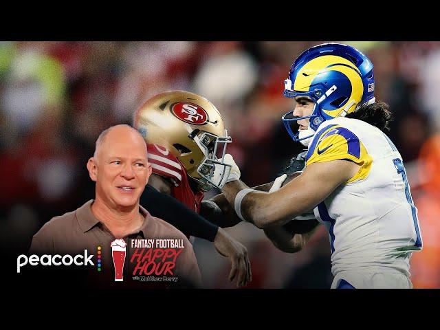 Rams at 49ers Reaction; Breece Hall, Alvin Kamara injury updates + more | Happy Hour (FULL SHOW)