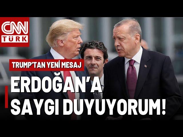 SON DAKİKA | Trump'tan Çok Önemli Açıklama: "Erdoğan Sevdiğim, Saygı Duyduğum Biri..."