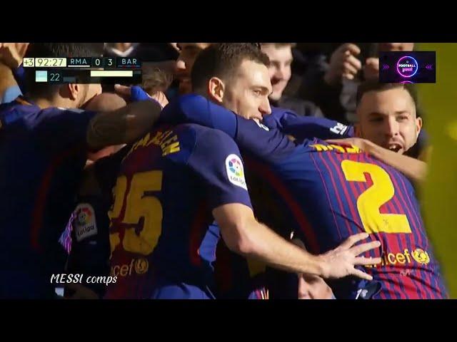 Messi vs Real Madrid (Away) 2017-18 HD 1080i