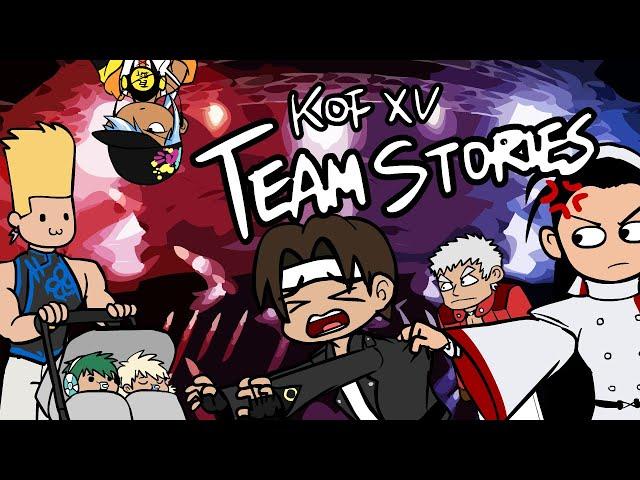 [KOF XV recap cartoon] The King Of Fighters XV Team Stories explained in 2 minutes