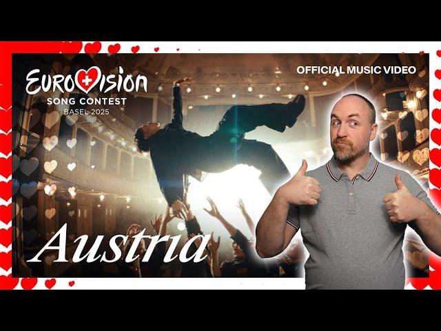 RUBEN REACTS LIVESTREAM | JJ - Wasted Love | Austria  | Official Music Video #Eurovision2025