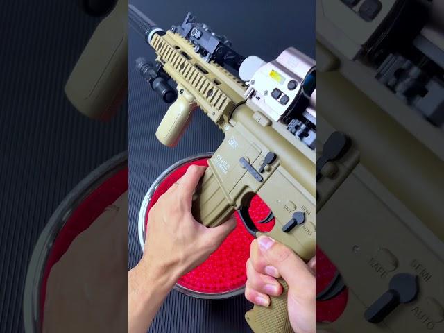 Get this sick HK416D gel blaster to beat your annoying friends!