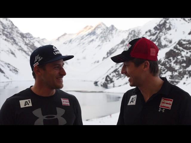 Matthias Mayer und Hannes Reichelt about the "Free Fall" in St. Moritz