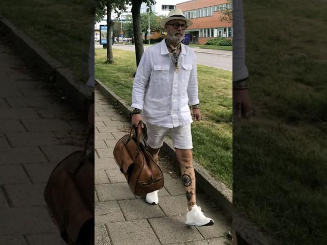 멋진 중년 패션룩 반바지 코디 패션 #반바지 #중년패션 #룩북 #일상룩 #shorts