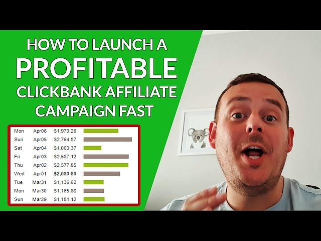 How To Launch A Profitable Clickbank Affiliate Offer On RevContent Fast