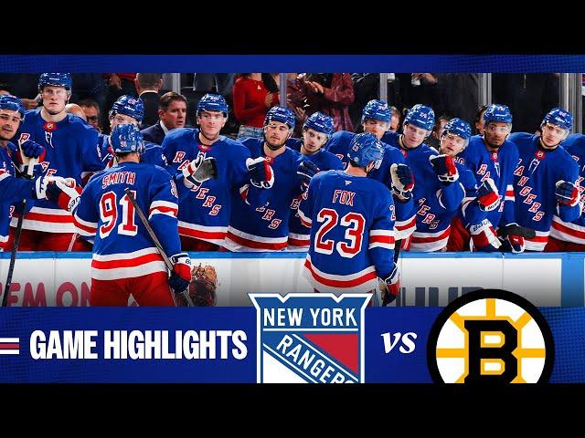 GAME HIGHLIGHTS | 2024-25 Preseason: New York Rangers vs Boston Bruins (9/26/24)