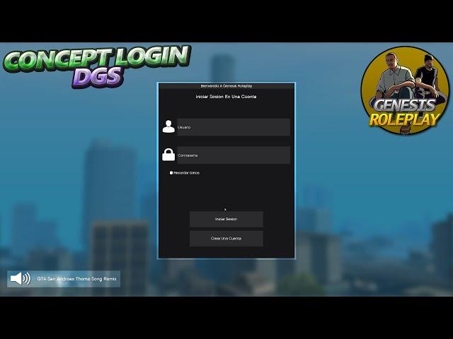 Login Concept V1 / DGS / MTA:SA