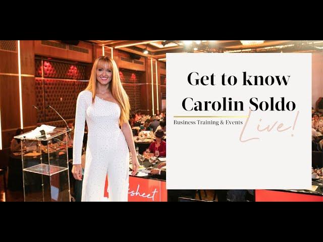 Get to know Carolin Soldo and her Training for Women Business Owners